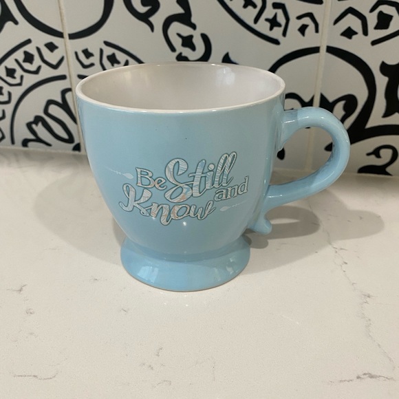 cTa “Be Still and Know that I am God” Isaiah 46:10 Coffee Mug 13 Oz Beautiful - Picture 2 of 4